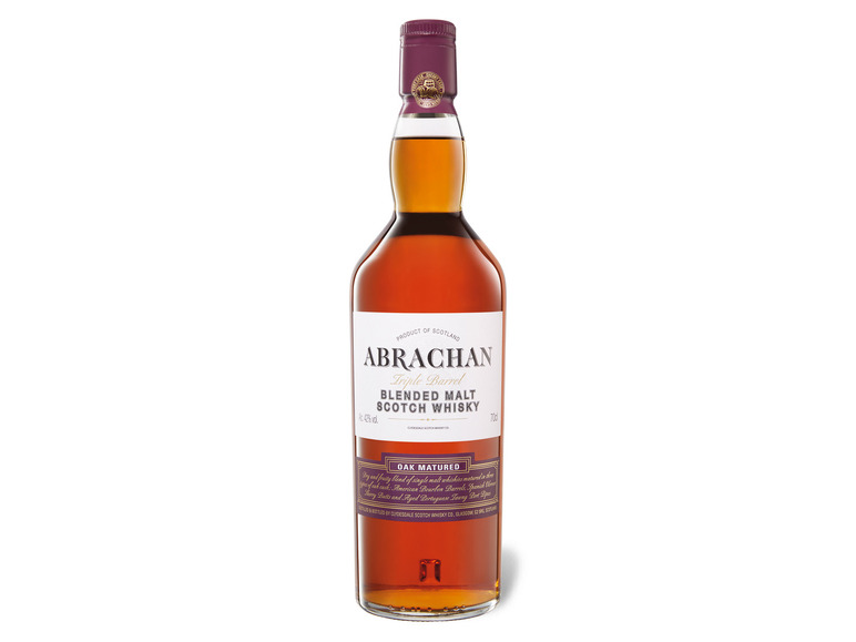 Abrachan Triple Barrel Blended Malt Scotch Whisky 42 % Vol Black Friday Preise