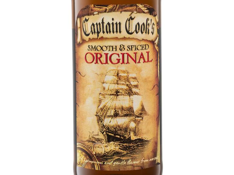JAMES COOK Captain Cook´s Smooth & Spiced (Rum-Basis) 35% Vol Günstiger Verkauf