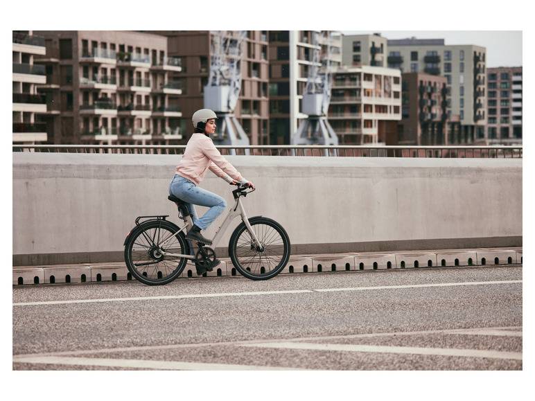 CRIVIT Urban E-Bike Y.2 Cream White Sonderangebot