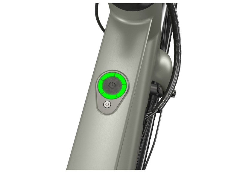 CRIVIT Urban E-Bike X.2 Olive Green Rabatt