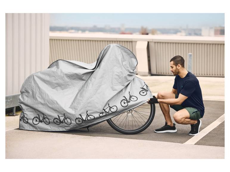 CRIVIT Fahrradabdeckung, wasserresistent, mit Kordelzug und Klickverschluss Flash Sale