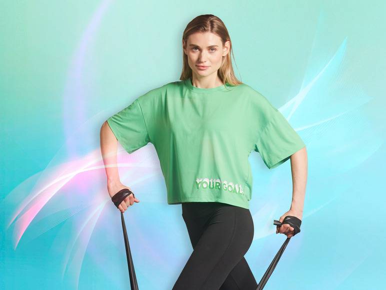 CRIVIT Damen Funktionsshirt mit dynamischer Kühltechnologie Osterangebot