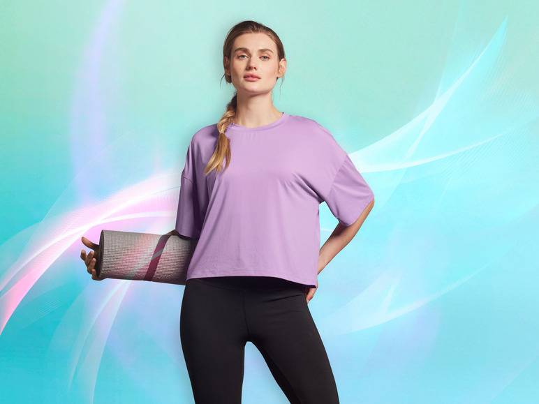 CRIVIT Damen Funktionsshirt mit dynamischer Kühltechnologie Osterangebot