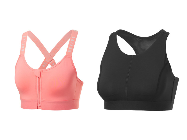 CRIVIT Damen Sportbustier, High-Level, mit Mesh-Einsätzen Exklusive Angebote
