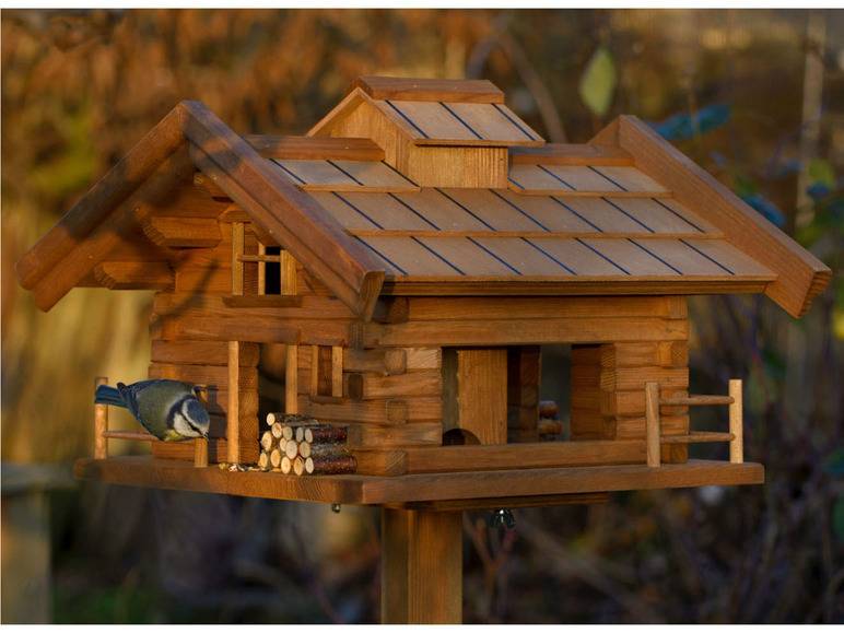dobar Vogelfutterhaus »Tirol«, inkl. Standfuß, H 117 cm, aus Holz Wochenangebot