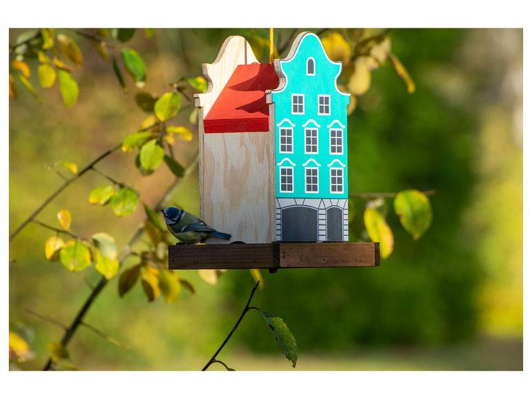 dobar Deko-Vogelhaus »Münster«, 19 x 19 x 30 cm, aus Holz Kostenlose Rückgabe