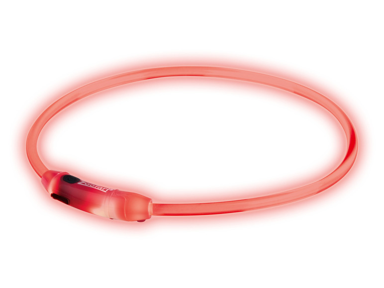 zoofari® LED-Leuchtschlauch Hundehalsband, mit 3 Leuchtfunktionen Rabatte dieses Monats