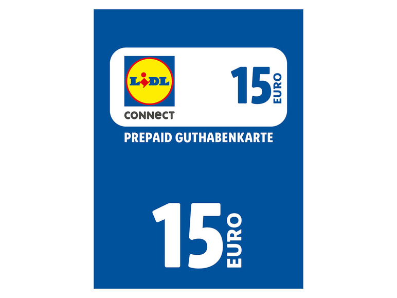 Lidl Connect Guthabenkarte über 15€ im Angebot