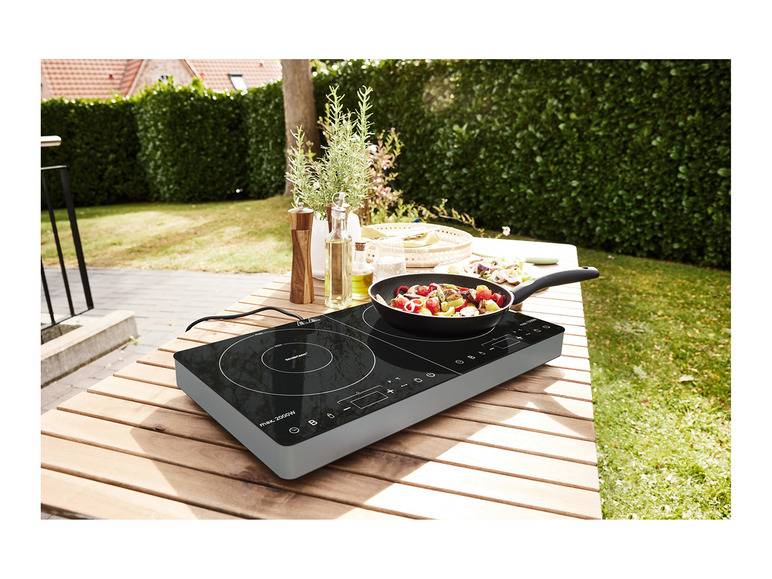 SILVERCREST® KITCHEN TOOLS Doppelinduktionskochplatte »SDI 3500 E1« Kostenlose Rückgabe