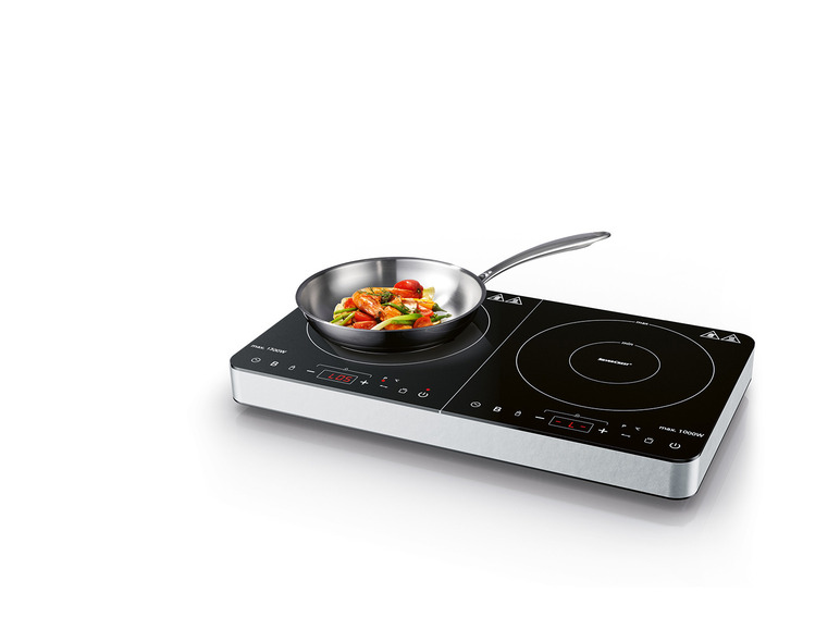 SILVERCREST® KITCHEN TOOLS Doppelinduktionskochplatte »SDI 3500 E1« Kostenlose Rückgabe