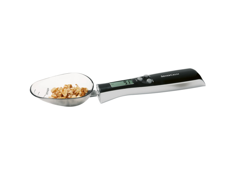 SILVERCREST® KITCHEN TOOLS Digitale Löffelwaage, spülmaschinengeeignet Nur noch ein Tag übrig