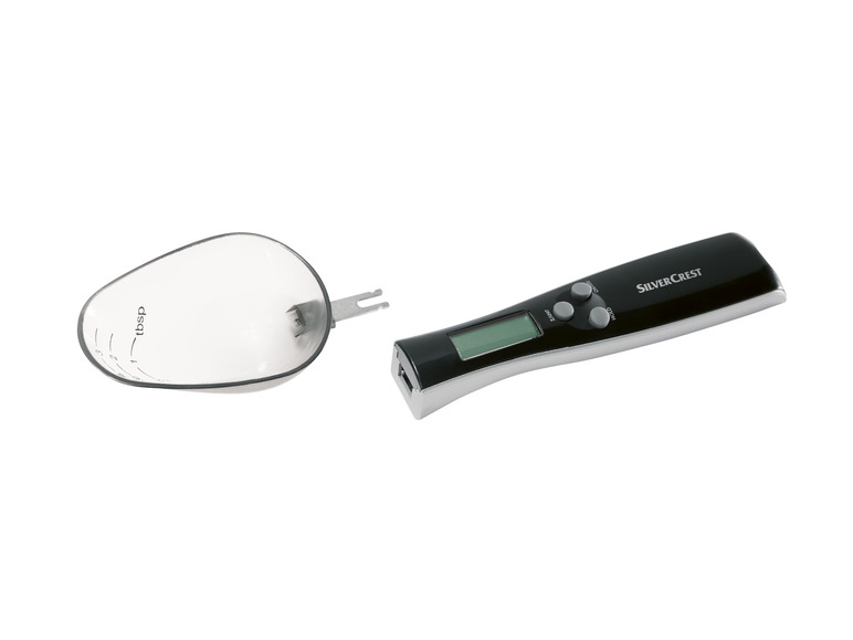 SILVERCREST® KITCHEN TOOLS Digitale Löffelwaage, spülmaschinengeeignet Nur noch ein Tag übrig
