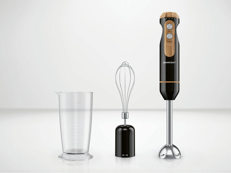 SILVERCREST® KITCHEN TOOLS Stabmixer-Set »SSSH 600 A1«, 3in1 mit Elementen in Holzoptik Online