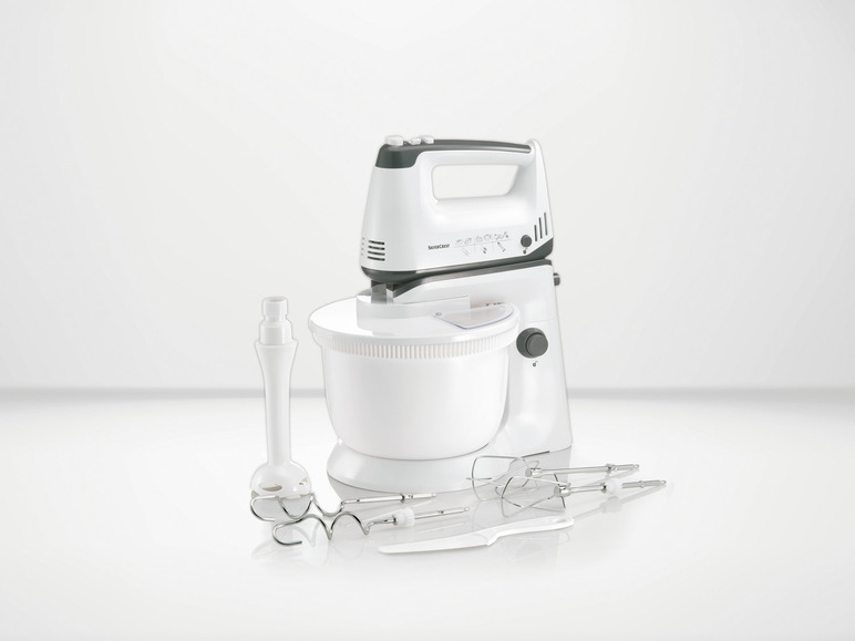 SILVERCREST® KITCHEN TOOLS Handmixer SHMS 300 C2 mit Schüssel und Spritzschutz Saisonschlussverkauf