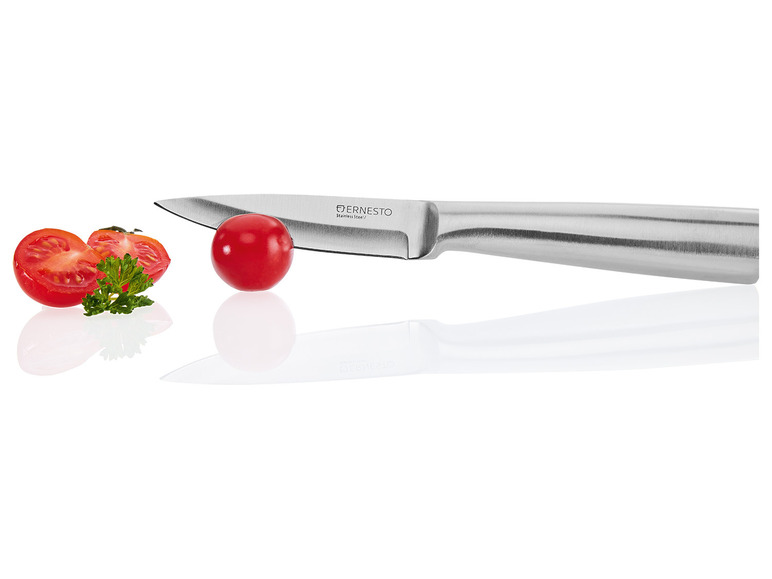 ERNESTO® Messer mit Bambus-Griff, Edelstahl-Griff Black Friday
