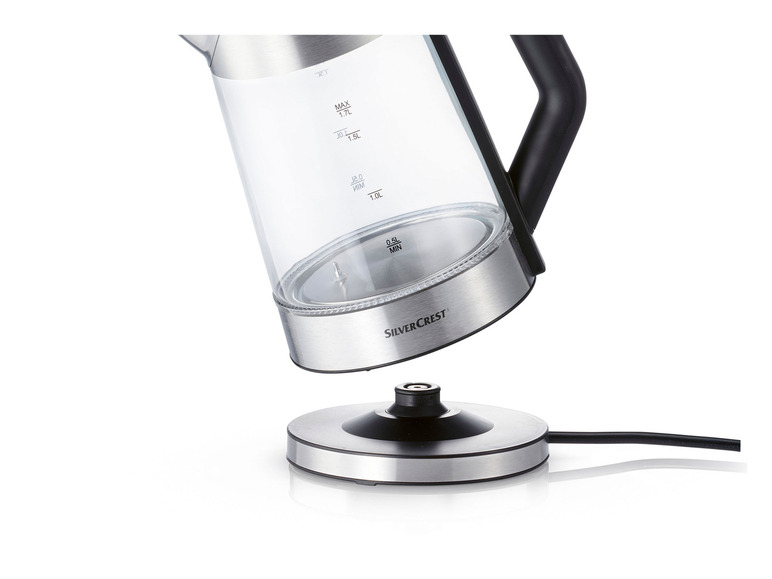 SILVERCREST® KITCHEN TOOLS Digitaler Glas-Wasserkocher »SWGD 3000 A2«, mit Farbwechsel Vatertagsangebot