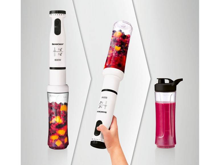 SILVERCREST® KITCHEN TOOLS Stabmixer »SSMS 600 A1«, mit Smoothiemakeraufsatz Bestseller