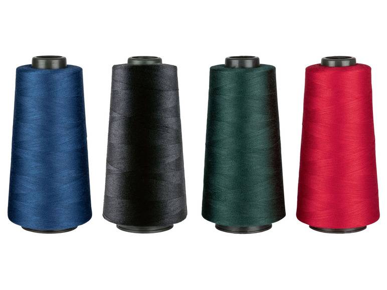 crelando® Overlock Nähgarnspule 2.500m 4er Tägliche Deals