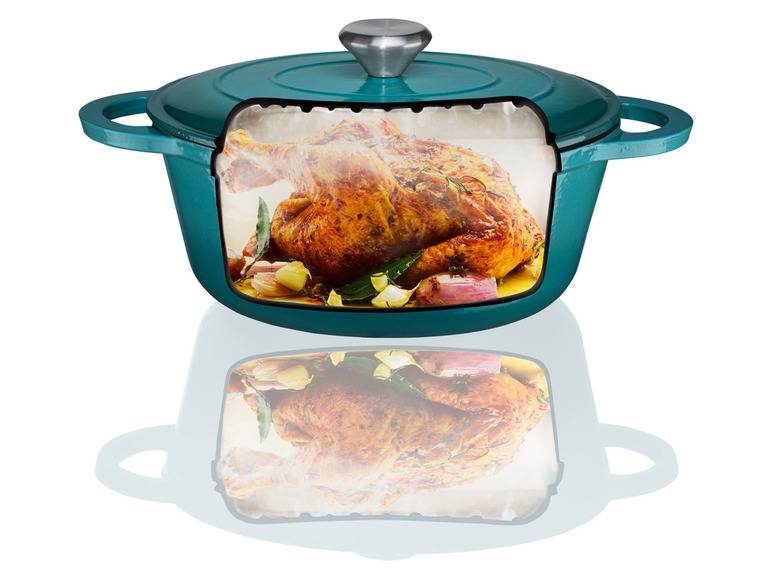 ERNESTO® Gusseisen-Bräter, oval Ø 25 cm Neueste Stile