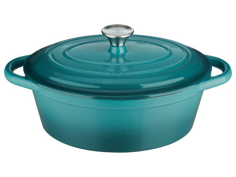 ERNESTO® Gusseisen-Bräter, Oval Ø 29 cm Fabrikladen