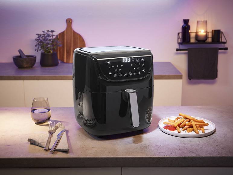 SILVERCREST® KITCHEN TOOLS Heißluftfritteuse Smart XL »SHFS 2150 A1«, 5,5 l, 2150 W Sonderangebot