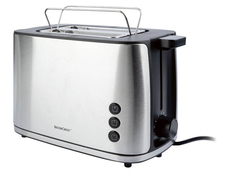 SILVERCREST® KITCHEN TOOLS Toaster »STE 950 A1«, Edelstahl, mit Brötchenaufsatz Saisonale Angebote