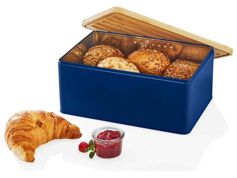ERNESTO® Brotkasten, mit Bambusdeckel, 2in1 Sonderangebote