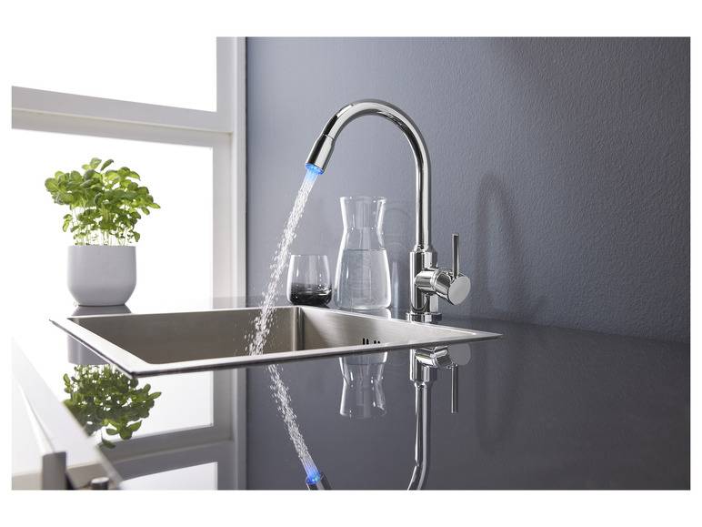 LIVARNO home LED-Spültischarmatur, 360° schwenkbar Riesige Ersparnisse
