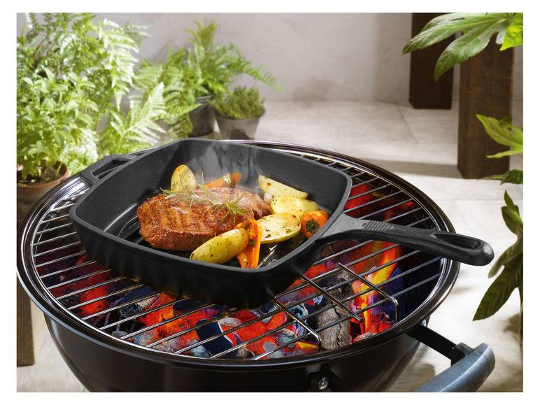 GRILLMEISTER Bratpfanne, aus Gusseisen Wochenangebot