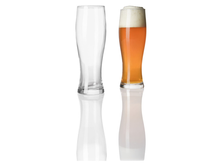 ERNESTO® Biergläsersets, 2 Stück, spülmaschienengeeignet Bis zu 60% Rabatt