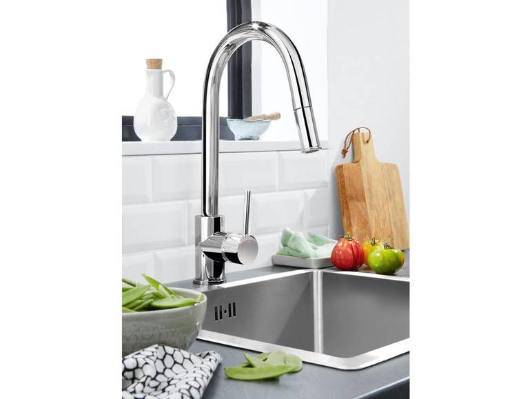 LIVARNO home Design Küchenarmatur, mit Brauseschlauch Riesige Rabatte