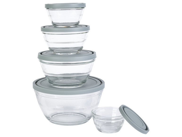 LIVARNO home Glasschüssel-Set, 5 Stück Cyber Monday