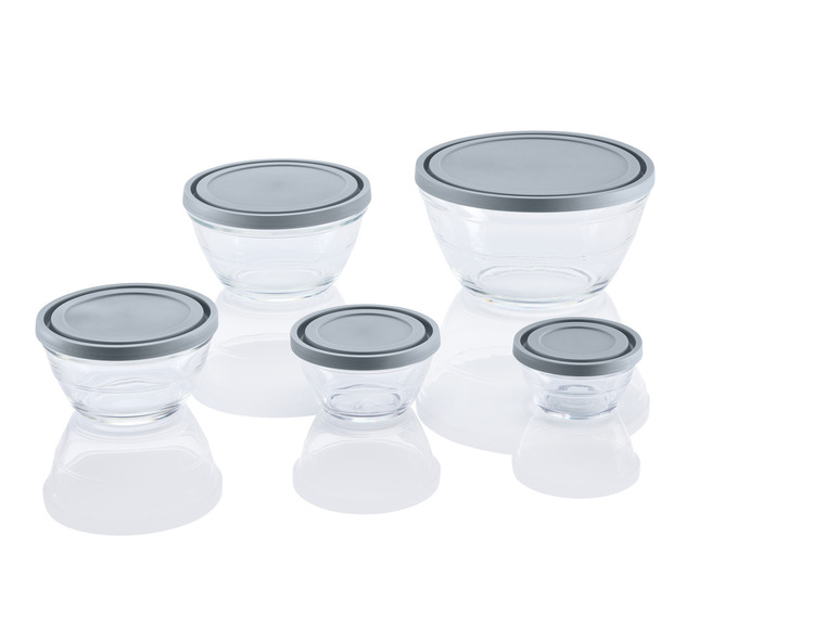 LIVARNO home Glasschüssel-Set, 5 Stück Cyber Monday