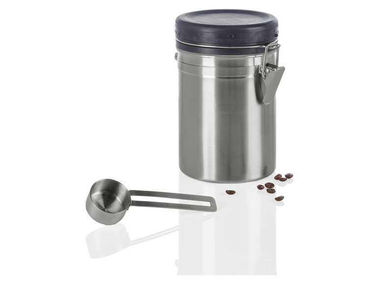 ERNESTO® Kaffee-Aromadose für Bohnen/ Pads, Edelstahl Lagerräumung