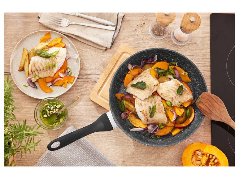 ERNESTO® Aluminium-Pfanne / -Wok, 28 cm, in Granitoptik Exklusive Angebote