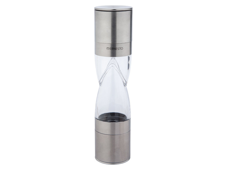 ERNESTO® Salz- und Pfeffermühle 2in1 / Chilimühle 2in1 Edelstahl Große Rabatte