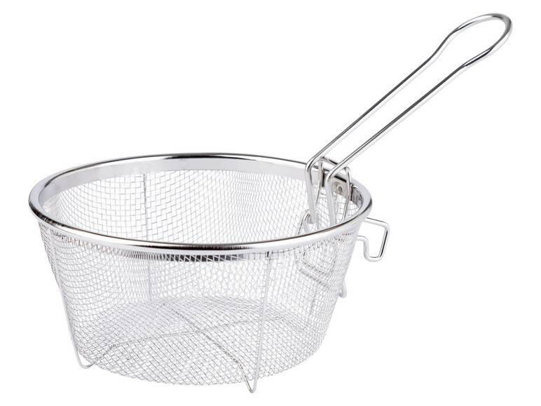 ERNESTO® Stielkasserolle 20 cm mit Frittierkorb, spülmaschinengeeignet Räumungsverkauf