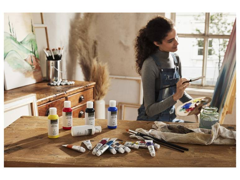 crelando® Rundpinsel- / Flachpinsel-Set, aus Synthetikhaar Tägliche Deals