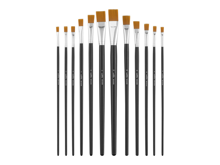 crelando® Rundpinsel- / Flachpinsel-Set, aus Synthetikhaar Tägliche Deals