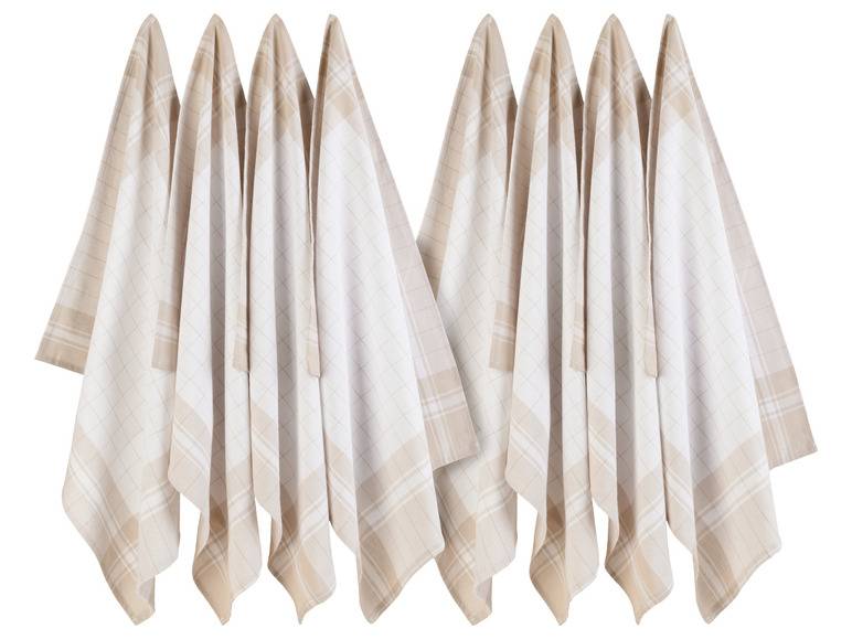 LIVARNO home Geschirrtücher, 8 Stück, 50 x 70 cm zollfrei