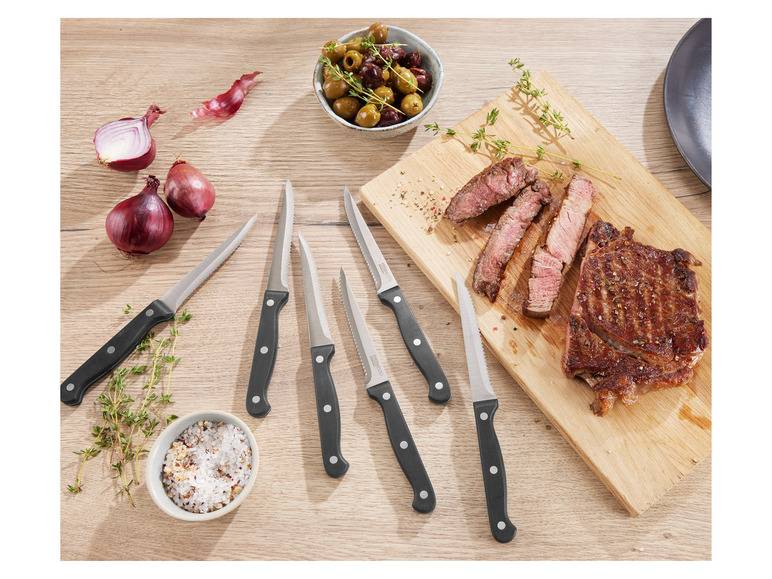 ERNESTO® Steakmesser Set, Mit Wellenschliff Rabatte dieses Monats