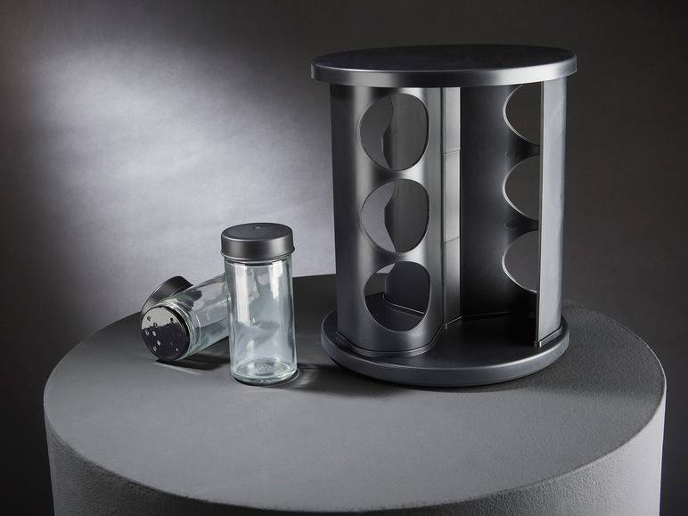 ERNESTO® Gewürzregal, drehbar, mit 9 Glasbehältern Angebote
