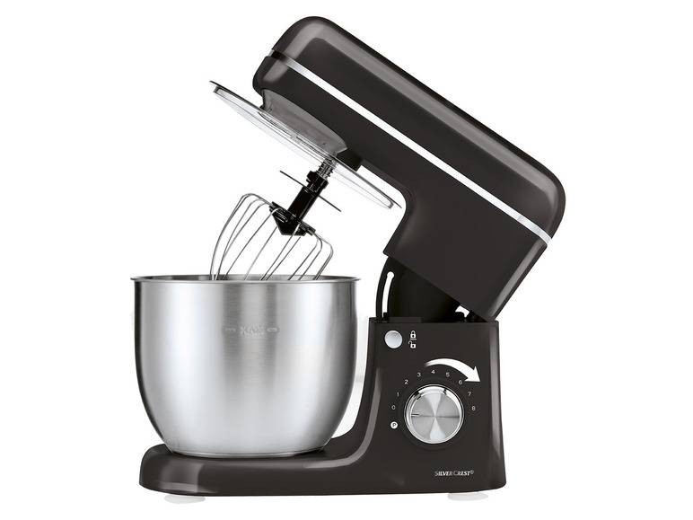 SILVERCREST® KITCHEN TOOLS Küchenmaschine schwarz »SKM 600 D3« Valentinstagsangebot