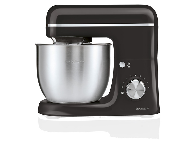 SILVERCREST® KITCHEN TOOLS Küchenmaschine schwarz »SKM 600 D3« Valentinstagsangebot