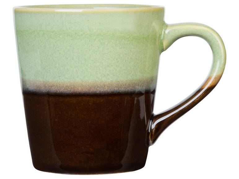LIVARNO home Kaffeetassen Set / Kaffeekanne, aus glasiertem Steingut Neuheiten