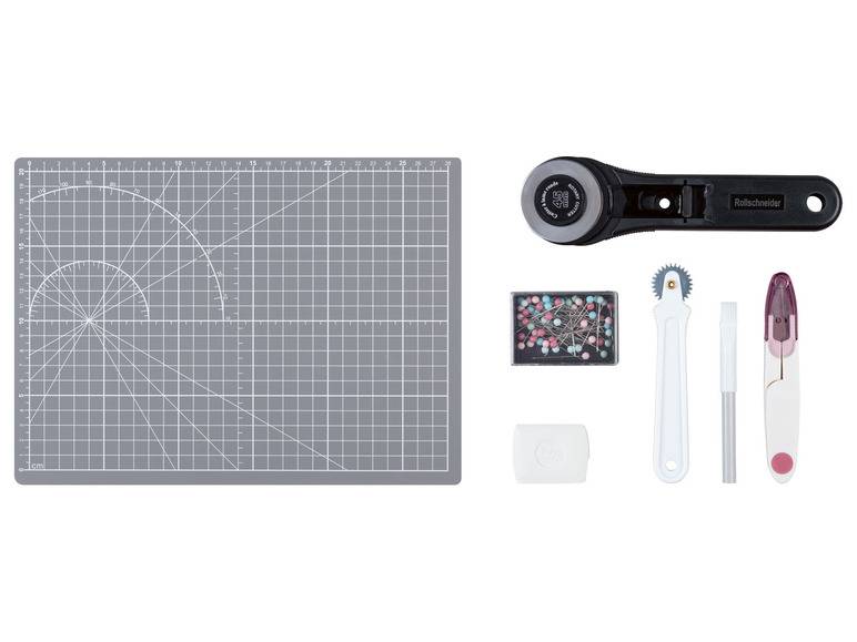 crelando® Profi-Schneiderset / Nähgarn-Kollektion / Schneidematte mit Zubehör Sonderangebote