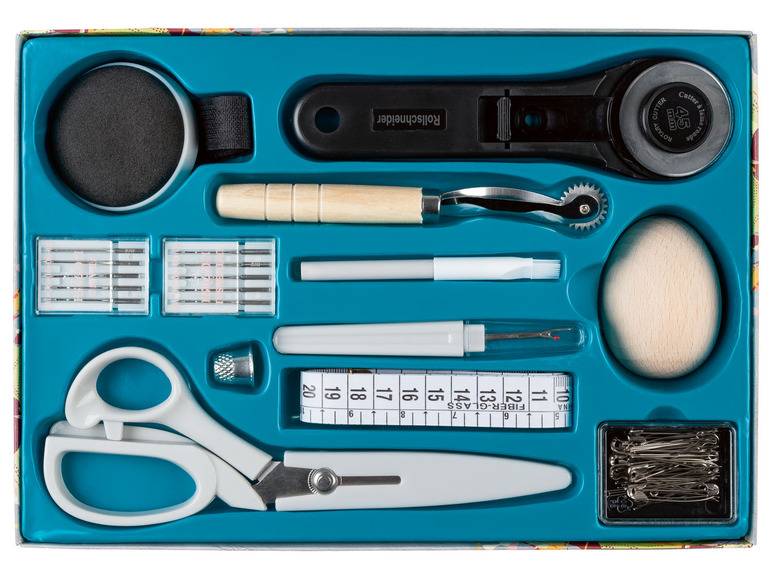 crelando® Profi-Schneiderset / Nähgarn-Kollektion / Schneidematte mit Zubehör Sonderangebote