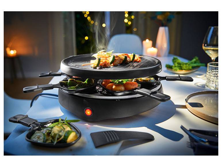 SILVERCREST® KITCHEN TOOLS Raclette-Grill, 800 W, Ø 29 cm Letzte 2 Tage