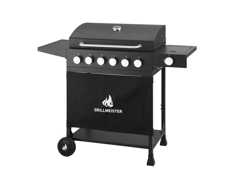 GRILLMEISTER Gasgrill »Memphis«, 6plus1, 18 kW, mit Seitenbrenner Bis zu 65% Rabatt