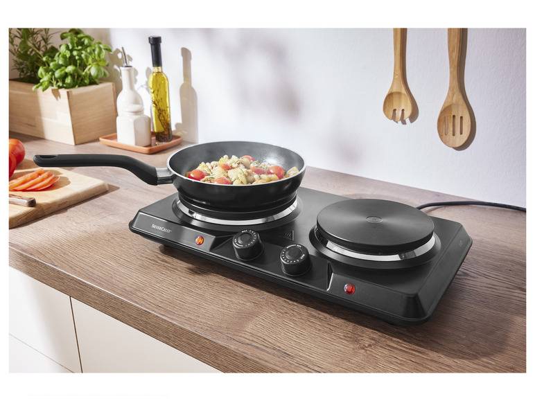 SILVERCREST® KITCHEN TOOLS Doppelkochplatte »SDK 2500 D1«, 2500 W 50% Rabatt mit kostenlosem Versand
